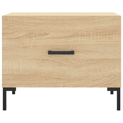 vidaXL Coffee Tables 2 pcs Sonoma Oak 50x50x40 cm Engineered Wood 6