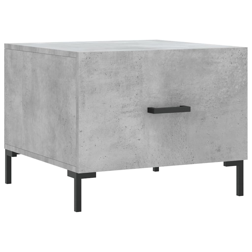 vidaXL Coffee Tables 2 pcs Concrete Grey 50x50x40 cm Engineered Wood 5