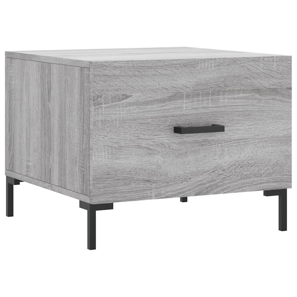 vidaXL Coffee Tables 2 pcs Grey Sonoma 50x50x40 cm Engineered Wood 5