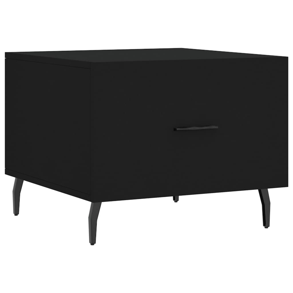 vidaXL Coffee Tables 2 pcs Black 50x50x40 cm Engineered Wood 5