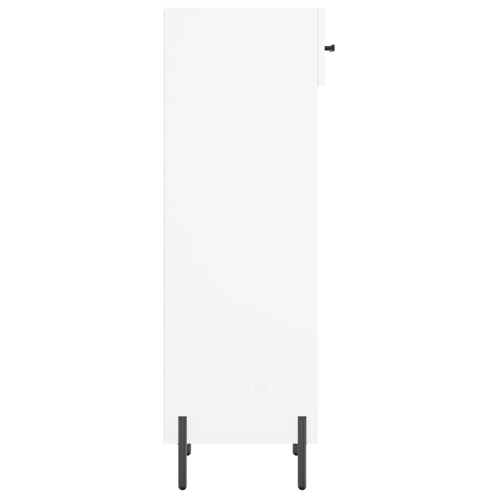 vidaXL Shoe Cabinet White 30x35x105 cm Engineered Wood 6