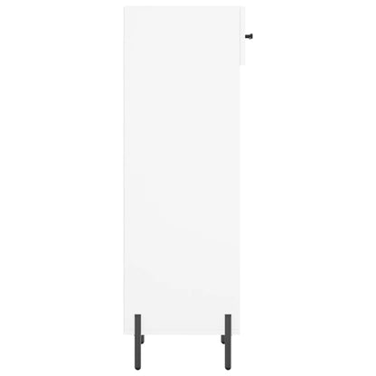 vidaXL Shoe Cabinet White 30x35x105 cm Engineered Wood 6