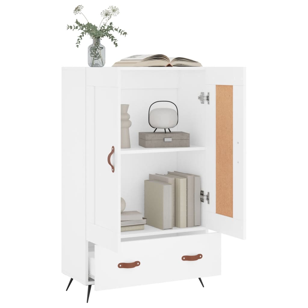 vidaXL Highboard White 69.5x31x115 cm Engineered Wood 4