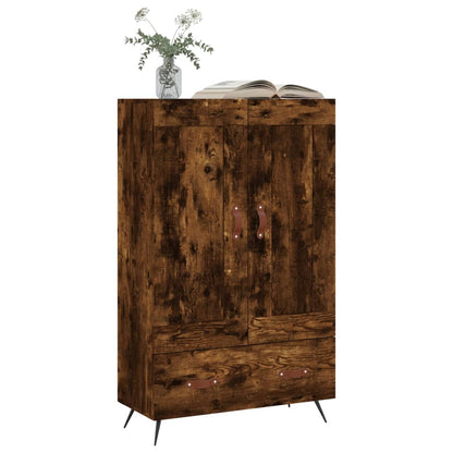 vidaXL Highboard Smoked Oak 69.5x31x115 cm Engineered Wood 3