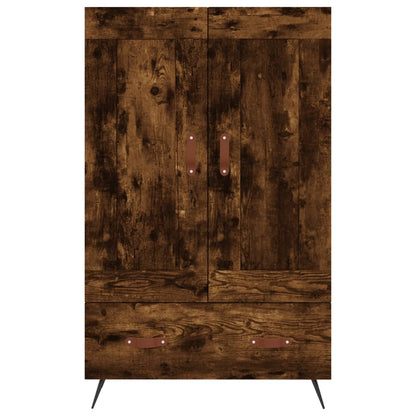 vidaXL Highboard Smoked Oak 69.5x31x115 cm Engineered Wood 5