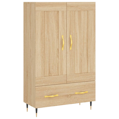 vidaXL Highboard Sonoma Oak 69.5x31x115 cm Engineered Wood 2