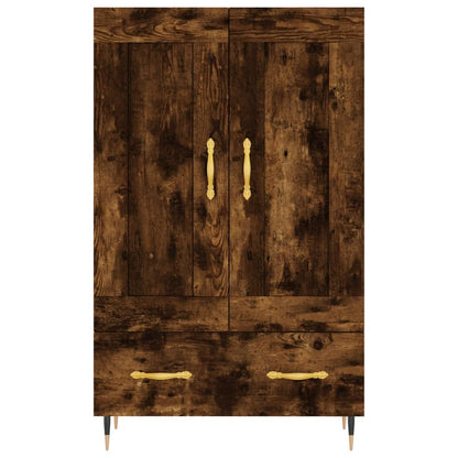 vidaXL Highboard Smoked Oak 69.5x31x115 cm Engineered Wood 5