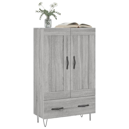 vidaXL Highboard Grey Sonoma 69.5x31x115 cm Engineered Wood 3