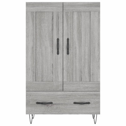 vidaXL Highboard Grey Sonoma 69.5x31x115 cm Engineered Wood 5