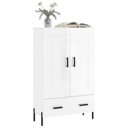 vidaXL Highboard High Gloss White 69.5x31x115 cm Engineered Wood 3
