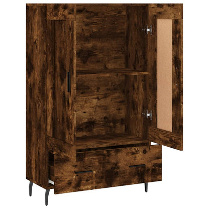vidaXL Highboard Smoked Oak 69.5x31x115 cm Engineered Wood 6