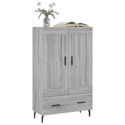 vidaXL Highboard Grey Sonoma 69.5x31x115 cm Engineered Wood 3