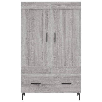 vidaXL Highboard Grey Sonoma 69.5x31x115 cm Engineered Wood 5