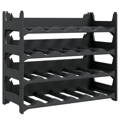 vidaXL Wine Rack for 24 Bottles PP Stackable 2