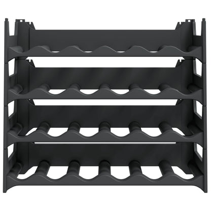 vidaXL Wine Rack for 24 Bottles PP Stackable 3