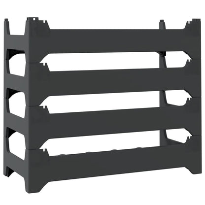 vidaXL Wine Rack for 24 Bottles PP Stackable 5