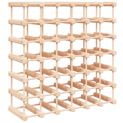 vidaXL Wine Rack for 42 Bottles 68.5x23x68.5 cm Solid Wood Pine 2