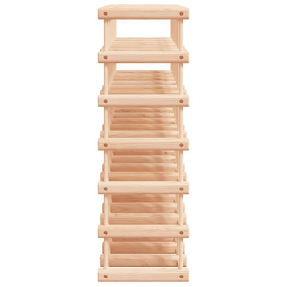 vidaXL Wine Rack for 42 Bottles 68.5x23x68.5 cm Solid Wood Pine 4