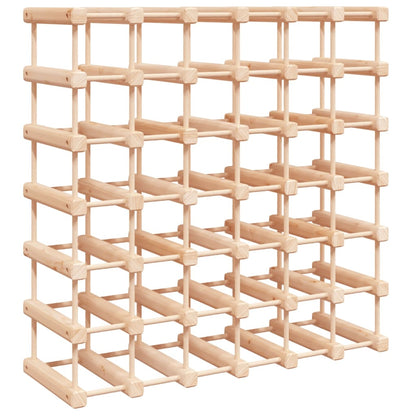 vidaXL Wine Rack for 42 Bottles 68.5x23x68.5 cm Solid Wood Pine 5