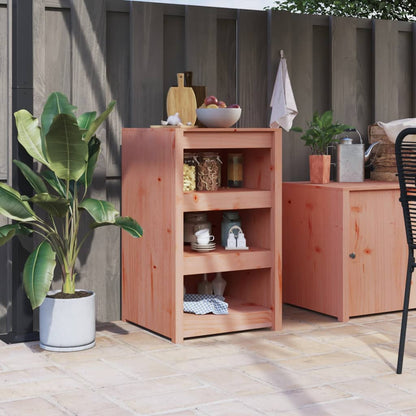 vidaXL Outdoor Kitchen Cabinet MEPPEL 55x55x92 cm Solid Wood Douglas 1