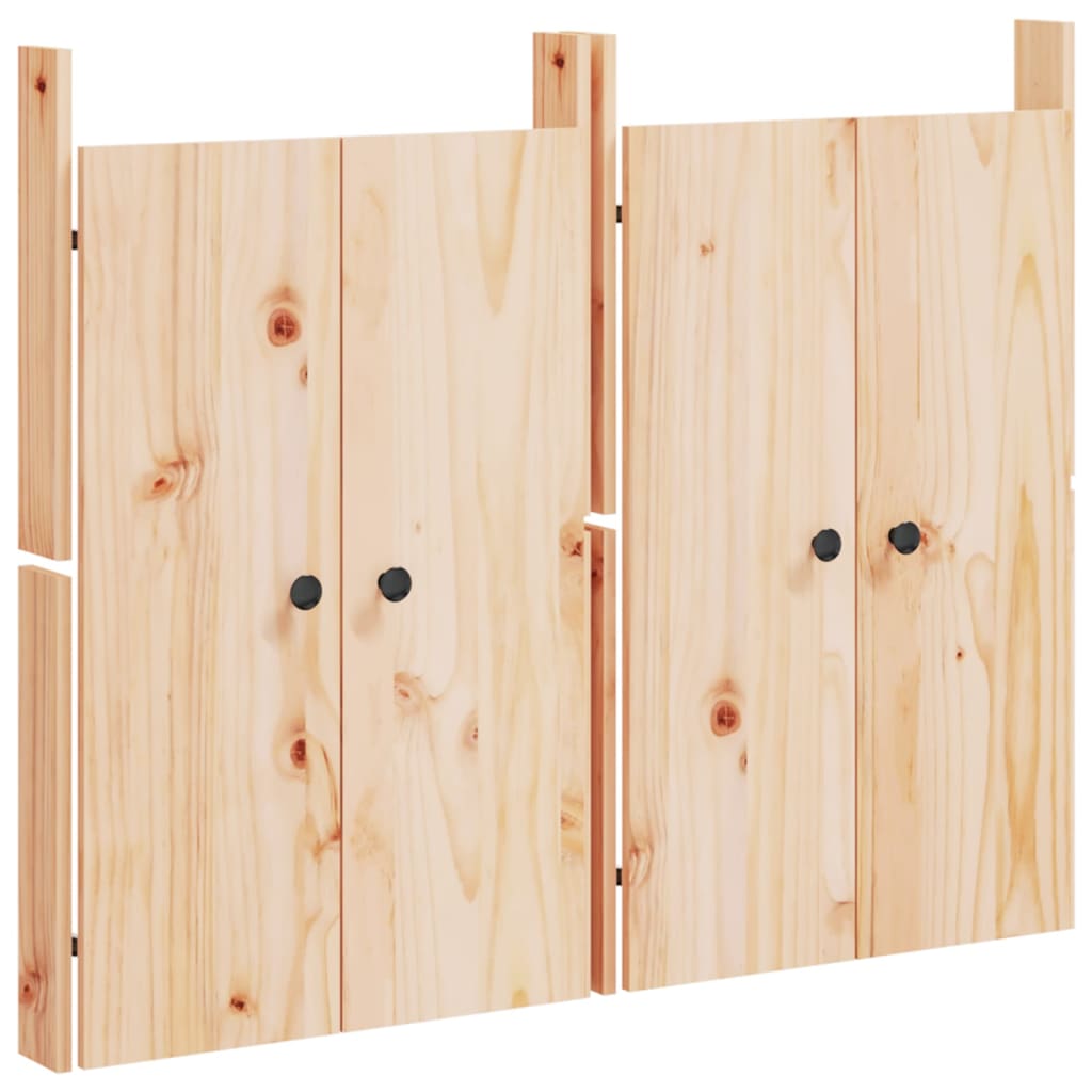 vidaXL Outdoor Kitchen Doors "MEPPEL" 2 pcs 50x9x82 cm Solid Wood Pine 2