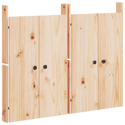vidaXL Outdoor Kitchen Doors "MEPPEL" 2 pcs 50x9x82 cm Solid Wood Pine 2