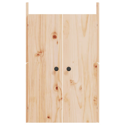 vidaXL Outdoor Kitchen Doors "MEPPEL" 2 pcs 50x9x82 cm Solid Wood Pine 5