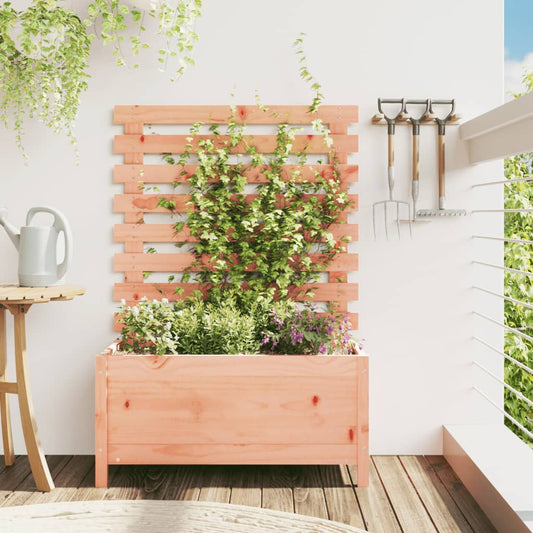 vidaXL Garden Planter with Rack 79x39,5x114 cm Solid Wood Douglas 1