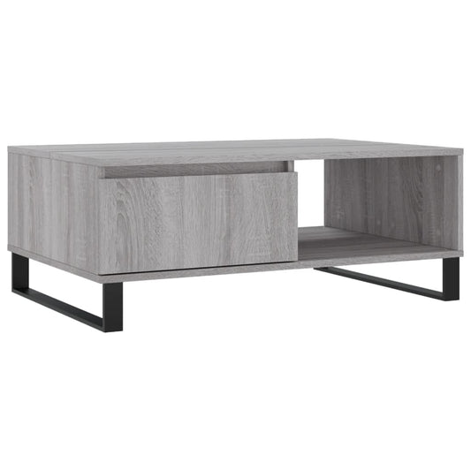 vidaXL Coffee Table Grey Sonoma 90x60x35 cm Engineered Wood 2