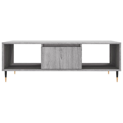 vidaXL Coffee Table Grey Sonoma 104x60x35 cm Engineered Wood 5