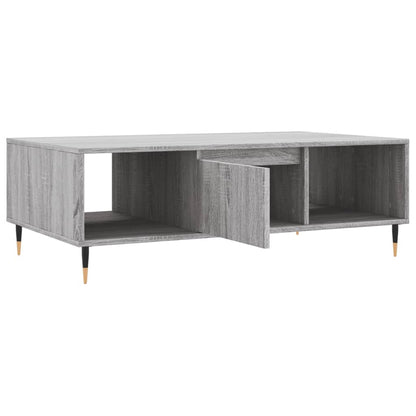 vidaXL Coffee Table Grey Sonoma 104x60x35 cm Engineered Wood 6