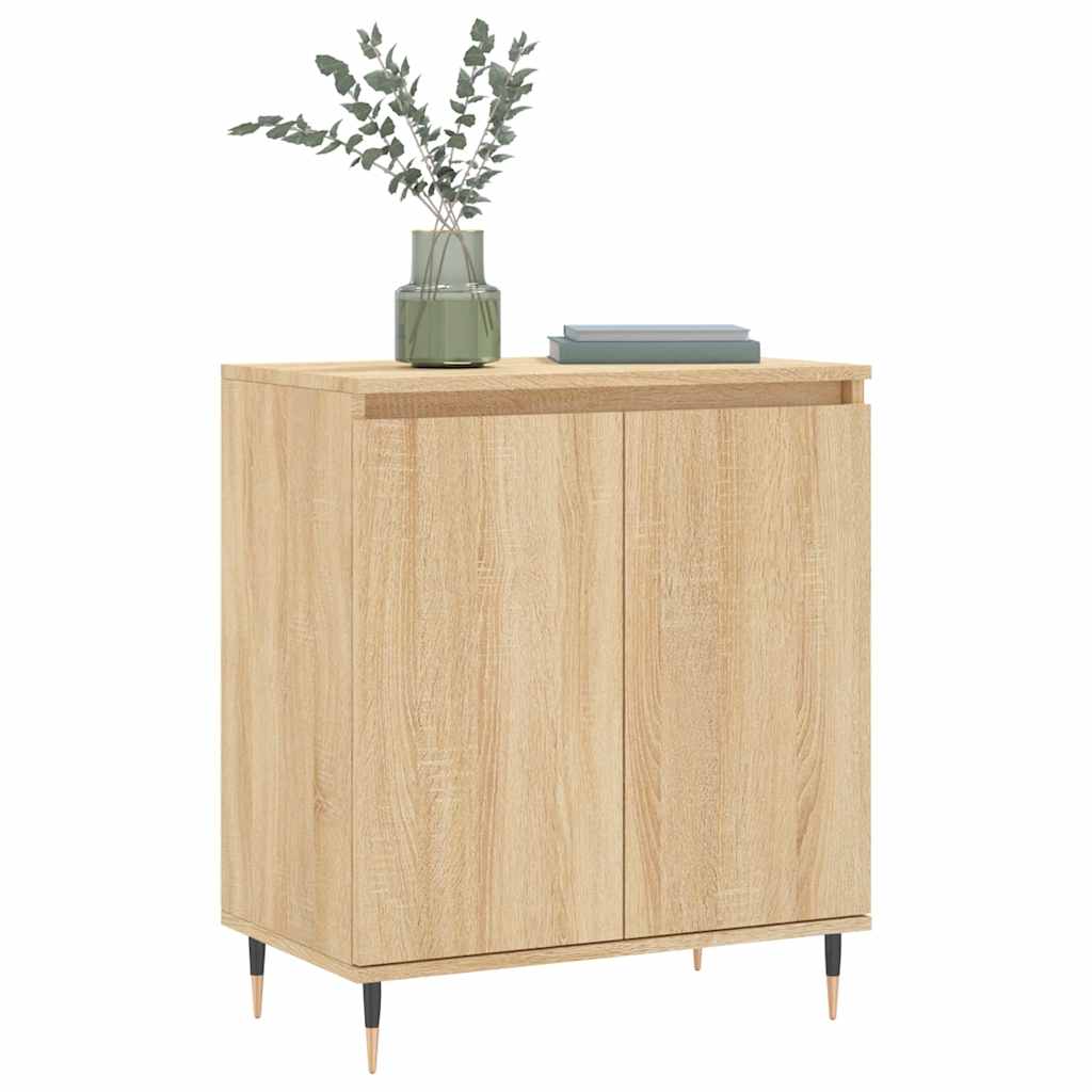 vidaXL Sideboard Sonoma Oak 60x35x70 cm Engineered Wood 3