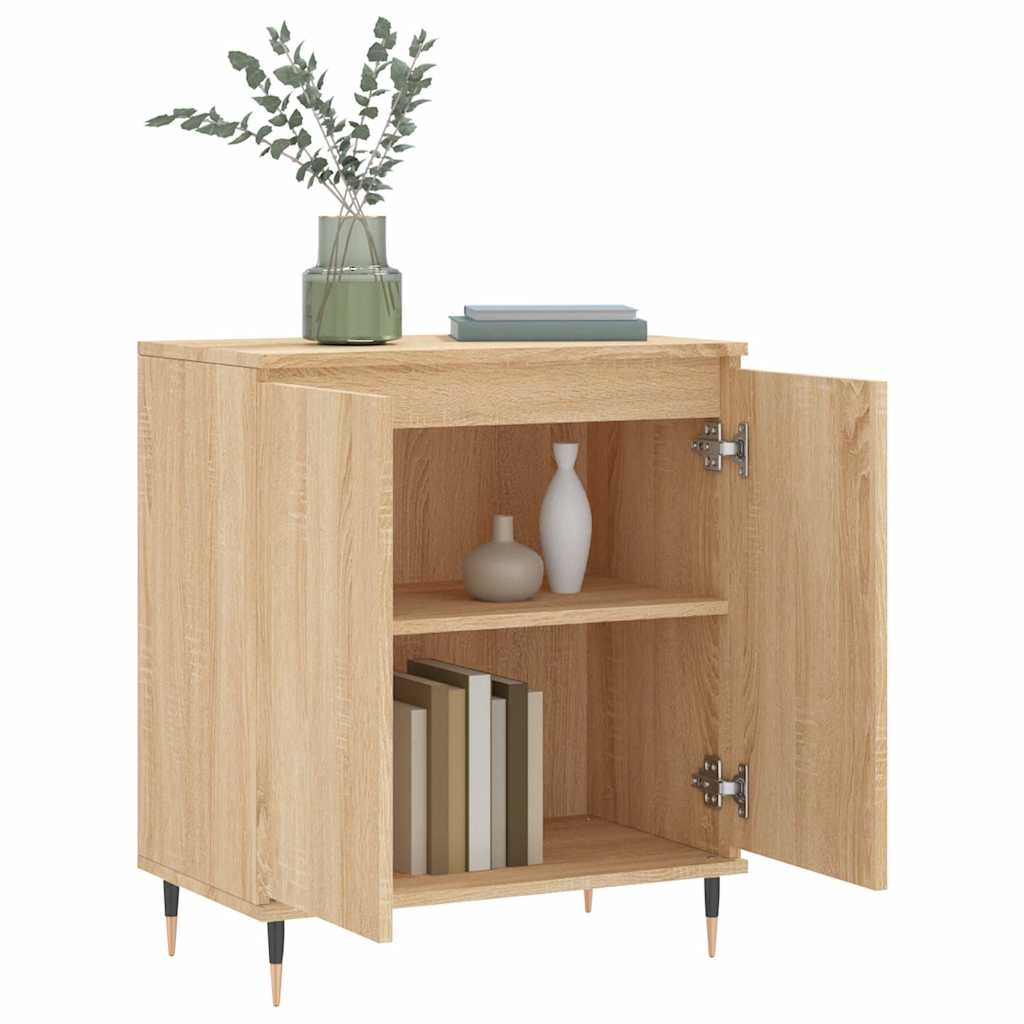 vidaXL Sideboard Sonoma Oak 60x35x70 cm Engineered Wood 4