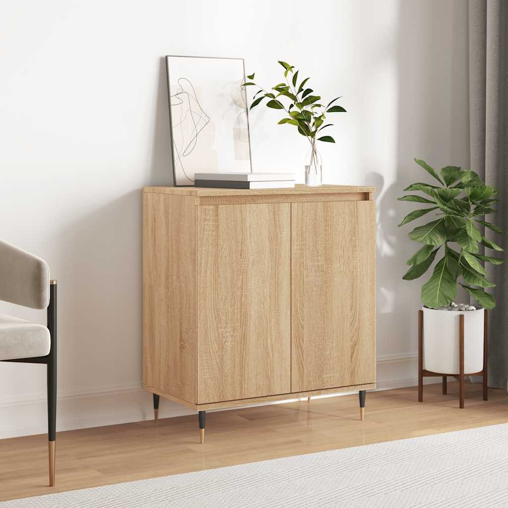 vidaXL Sideboard Sonoma Oak 60x35x70 cm Engineered Wood 1