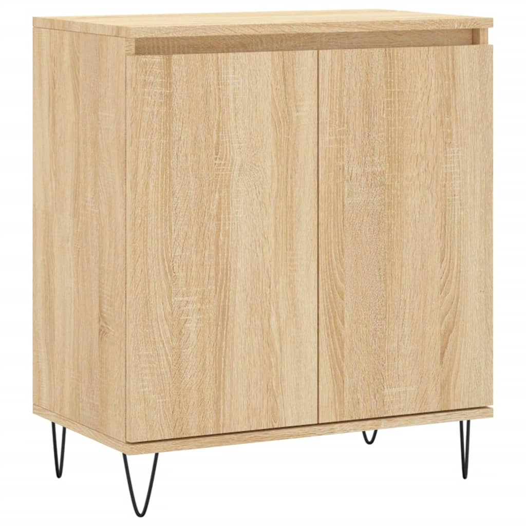 vidaXL Sideboard Sonoma Oak 60x35x70 cm Engineered Wood 2