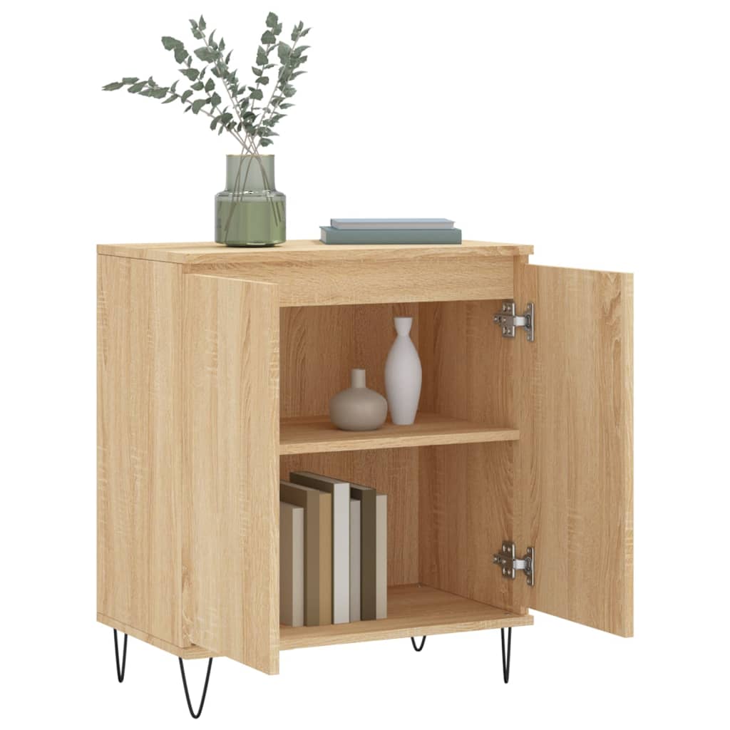 vidaXL Sideboard Sonoma Oak 60x35x70 cm Engineered Wood 4
