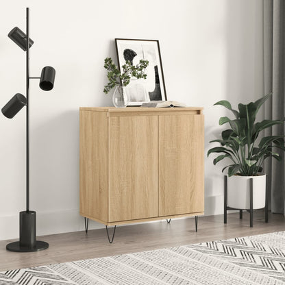 vidaXL Sideboard Sonoma Oak 60x35x70 cm Engineered Wood 1