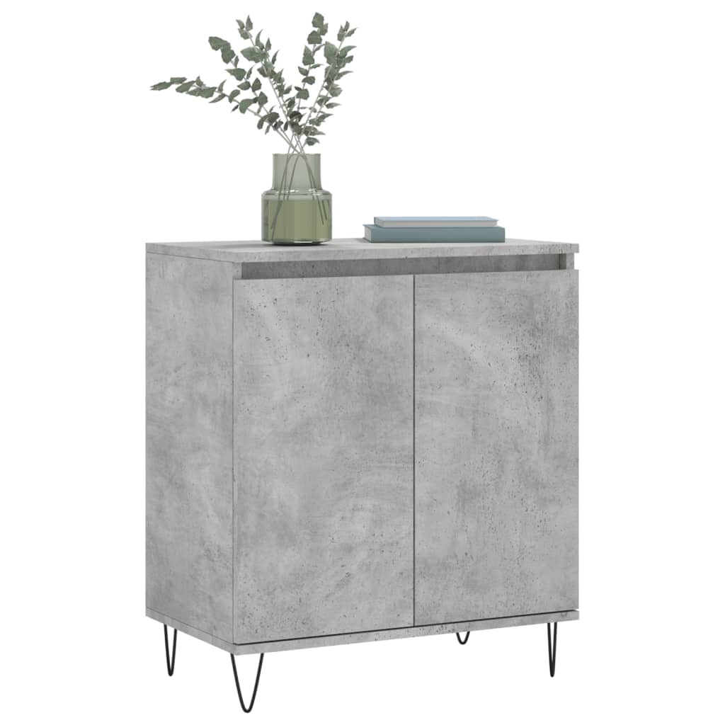 vidaXL Sideboard Concrete Grey 60x35x70 cm Engineered Wood 3