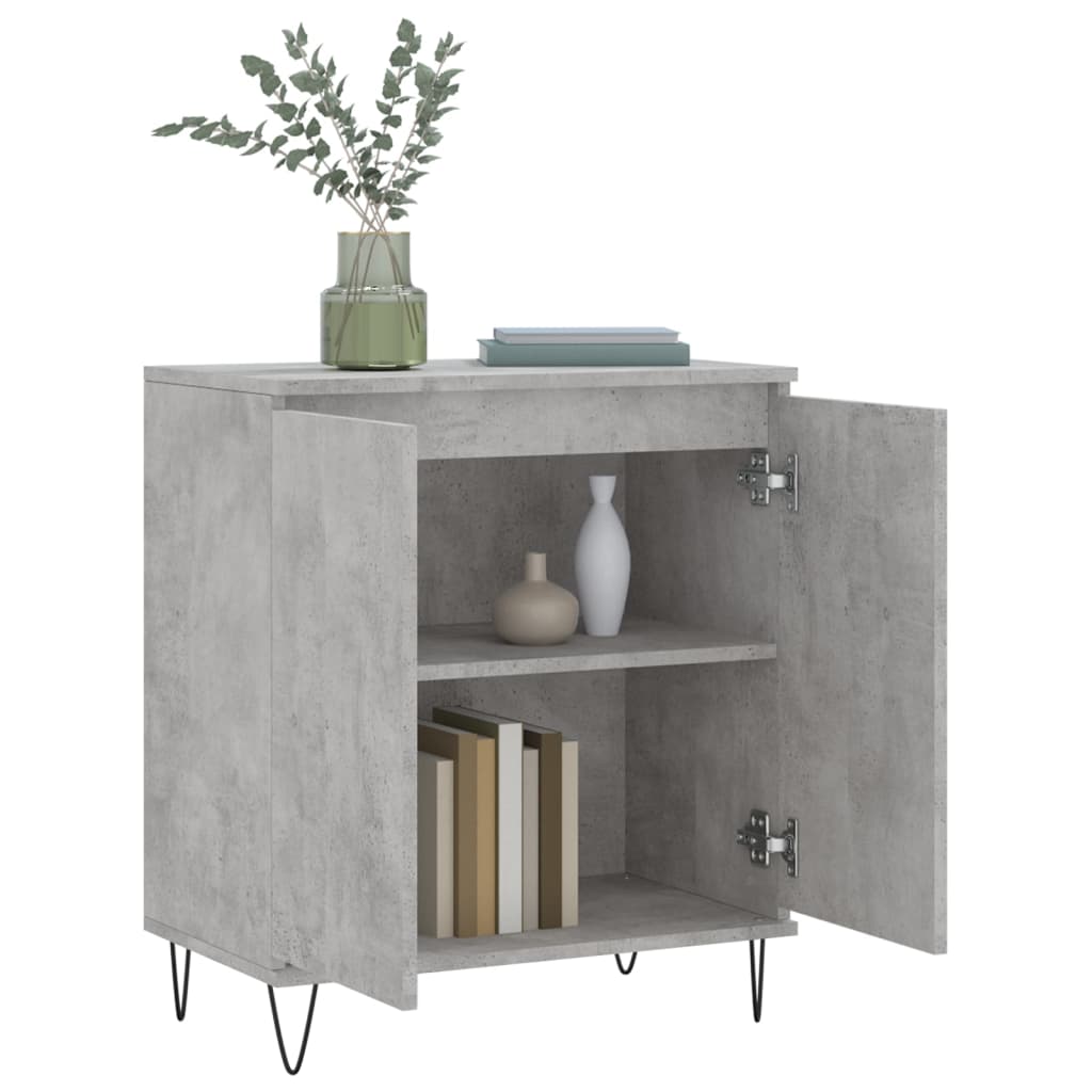 vidaXL Sideboard Concrete Grey 60x35x70 cm Engineered Wood 4