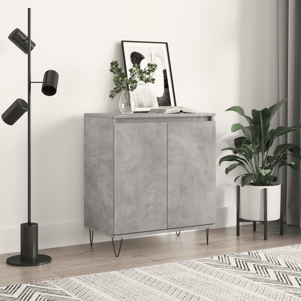 vidaXL Sideboard Concrete Grey 60x35x70 cm Engineered Wood 1