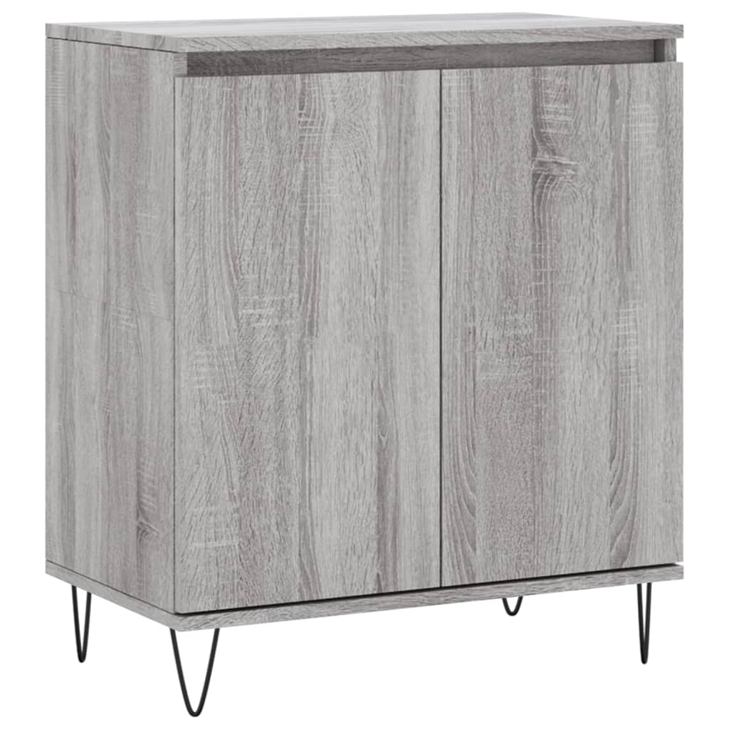 vidaXL Sideboard Grey Sonoma 60x35x70 cm Engineered Wood 2