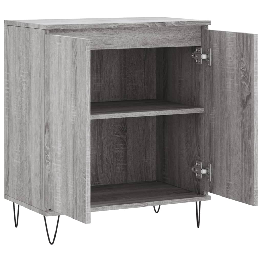 vidaXL Sideboard Grey Sonoma 60x35x70 cm Engineered Wood 6