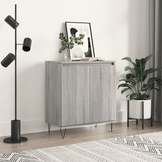 vidaXL Sideboard Grey Sonoma 60x35x70 cm Engineered Wood 1