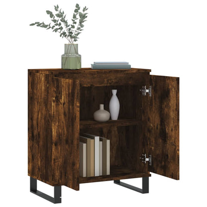 vidaXL Sideboard Smoked Oak 60x35x70 cm Engineered Wood 4