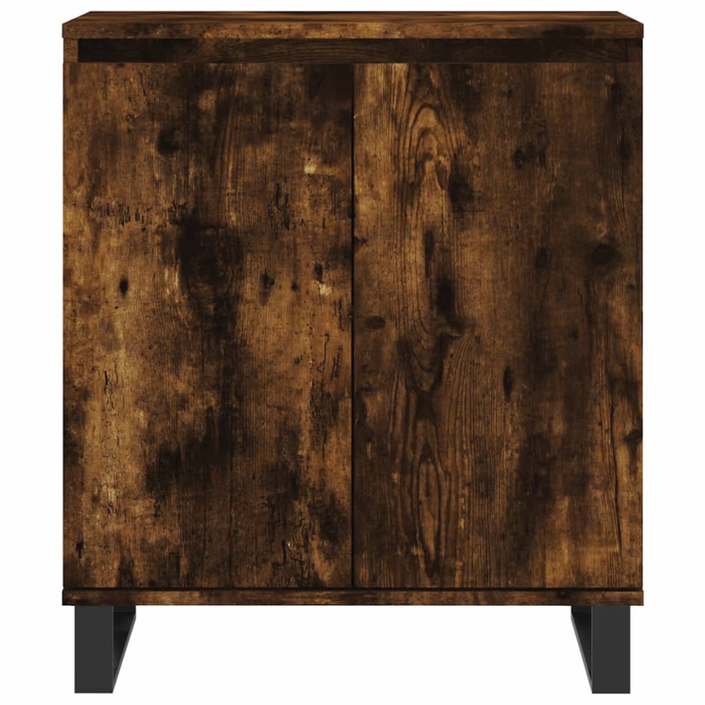 vidaXL Sideboard Smoked Oak 60x35x70 cm Engineered Wood 5