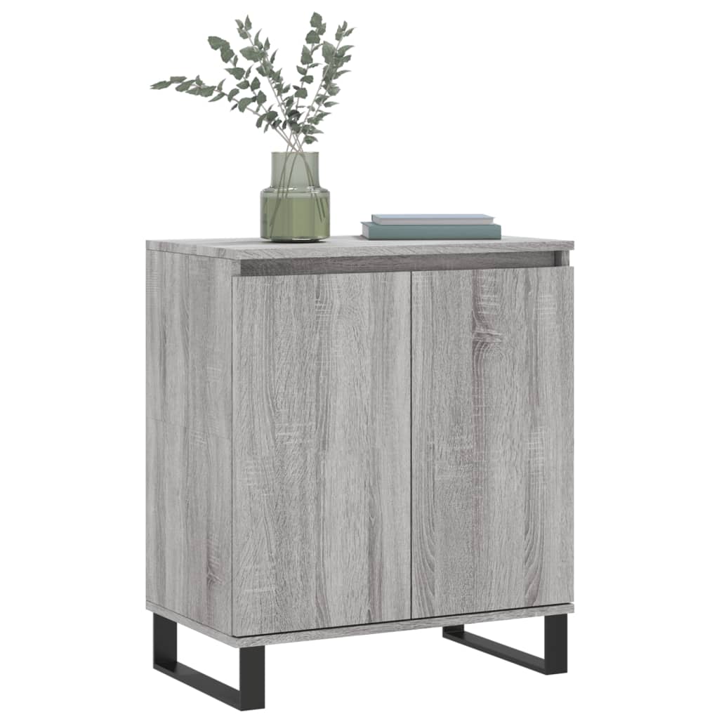 vidaXL Sideboard Grey Sonoma 60x35x70 cm Engineered Wood 3