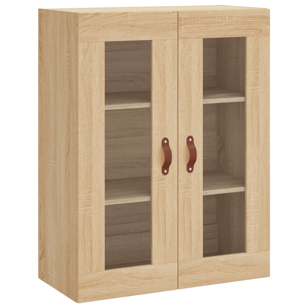 vidaXL Wall Mounted Cabinet Sonoma Oak 69.5x34x90 cm 2