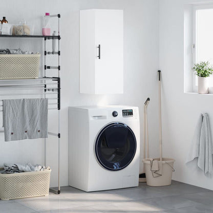 vidaXL Wall Mounted Cabinet White 34.5x34x90 cm 1