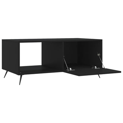 vidaXL Coffee Table Black 90x50x40 cm Engineered Wood 6