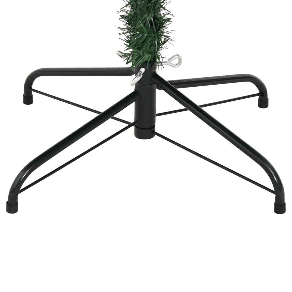 vidaXL Artificial Hinged Christmas Tree with Flocked Snow 150 cm 6